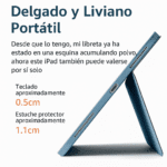 Estuche con Teclado para iPad - Imagen 2
