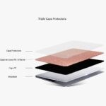 Carcasa Escarchado para MacBook Air/Pro Troquelado (con hueco) - Imagen 2