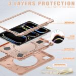 Estuche Resistente con Anillo y Cuerda / Soporte Giratorio 360° Ripple para Tablet / iPad - Imagen 2