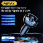 Cargador de Carro Bluetooth Remax RCC331 64,5W Tipo C y 2 USB - Imagen 2