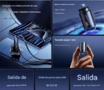 Cargador de Carro Remax 45W 2 Tipo C - Imagen 3